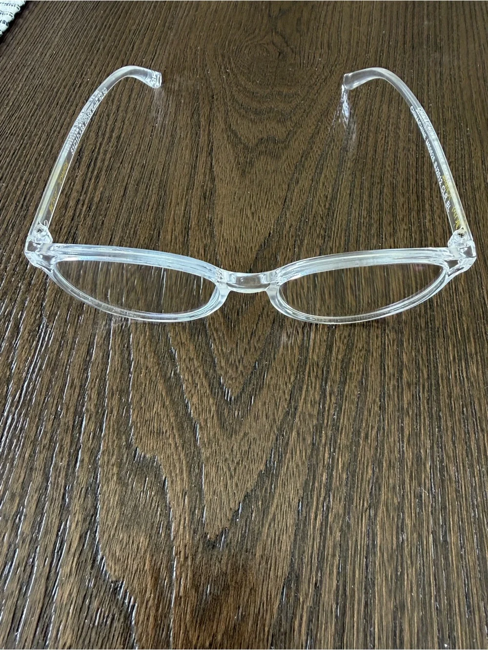 Betsey Johnson Clear Round Women's Glasses